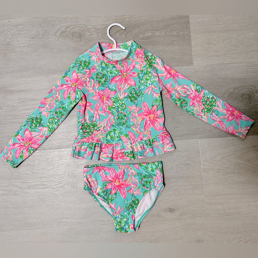 Lilly Pulitzer, toddler swimsuit, size 3T.